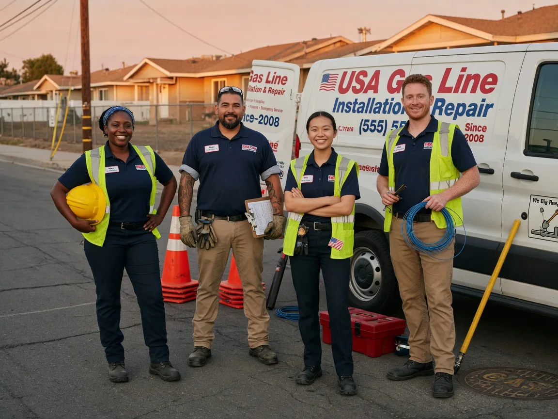 Gas Line Installation company in Bovard, PA